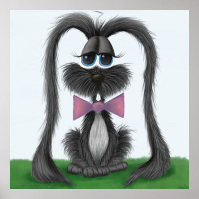 Póster Conejo de conejo conejo adorable (Frente)