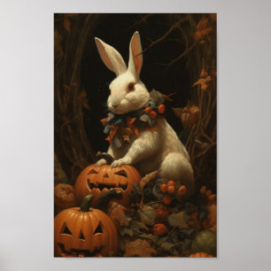 Póster Conejo de Halloween