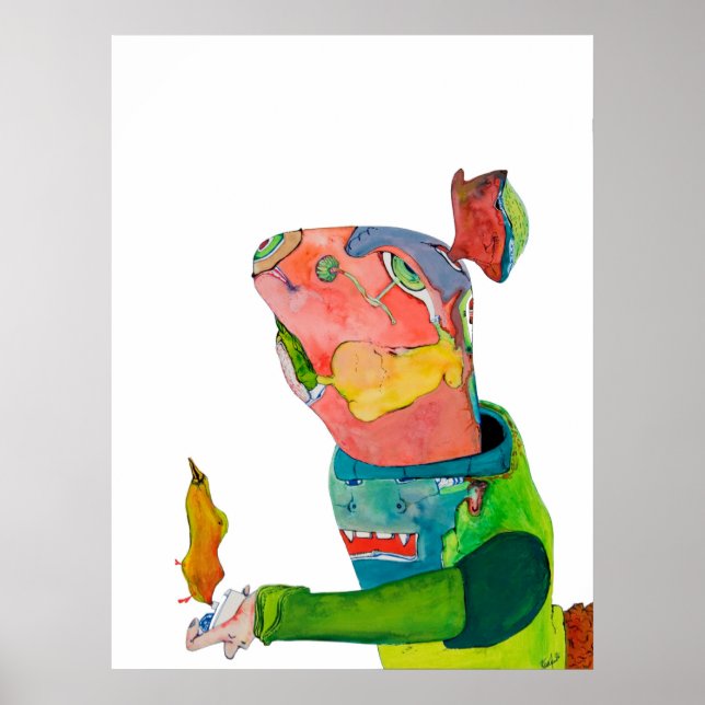 Póster Conejo de miel de bienvenida (Frente)