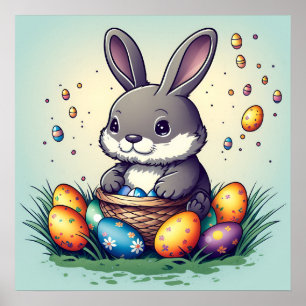 Póster Conejo de Pascua