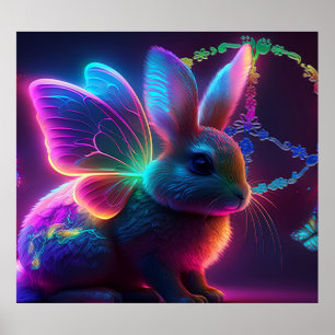 Póster Conejo de paz