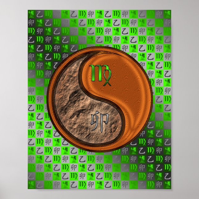 Póster Conejo de Virgo y Madera (Frente)