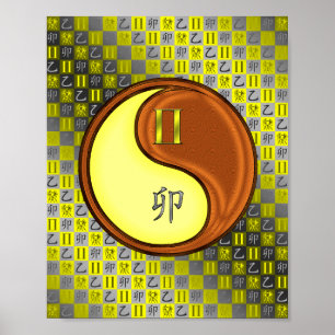 Póster Conejo Gemini y Wood