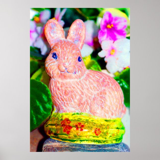 Póster Conejo kitsch (Frente)