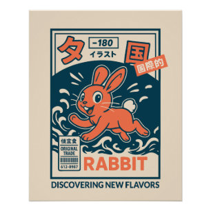 Póster Conejo Manga