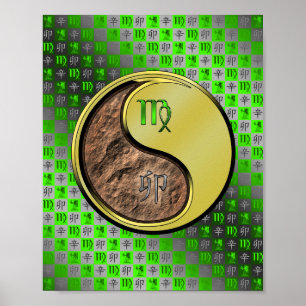 Póster Conejo Metalizado y Virgo