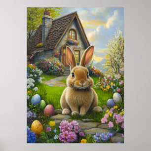 Póster Conejo Poster Conejo de Pascua
