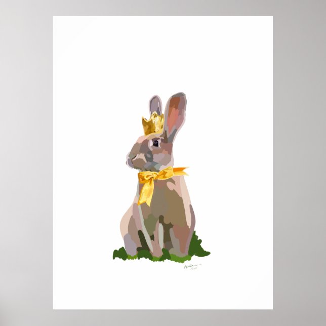 Póster Conejo Real  (Frente)