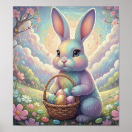 Póster ConejoDePascuaCaprichoso