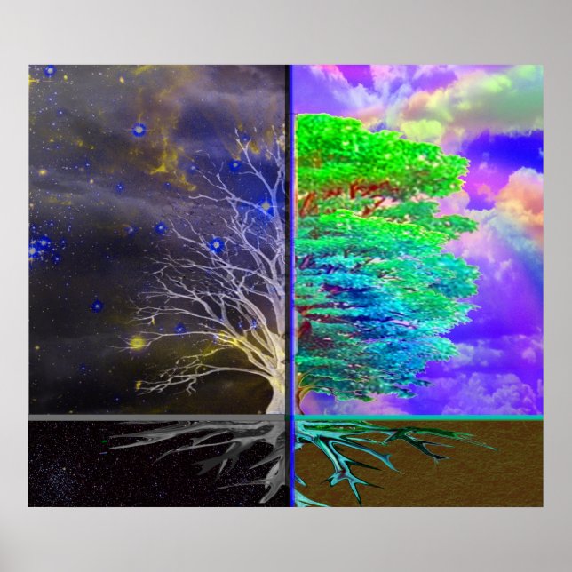 Póster Conexión de árbol de vida (Frente)