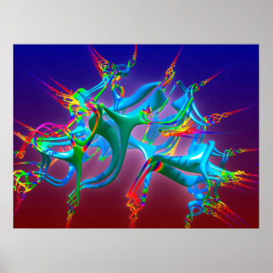 Póster Conexión de neuronas