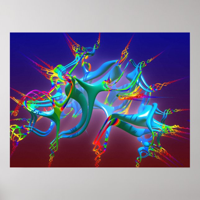 Póster Conexión de neuronas (Frente)