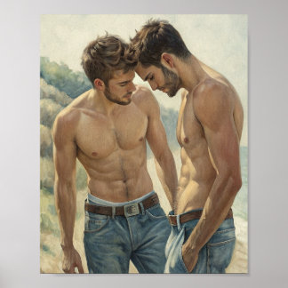 Póster Conexión Íntima de Estudio en la Costa