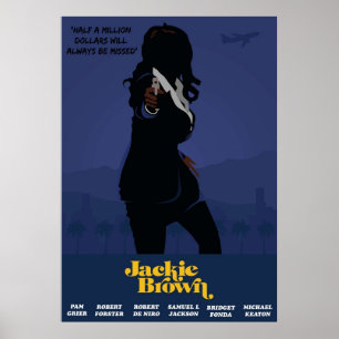 Póster Conexión original de Jackie Brown
