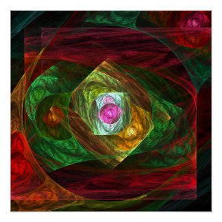 Póster Conexiones dinámicas Resumen de arte