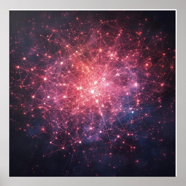 Póster Conexiones lúgubres: un paisaje de ensueño digital (Frente)