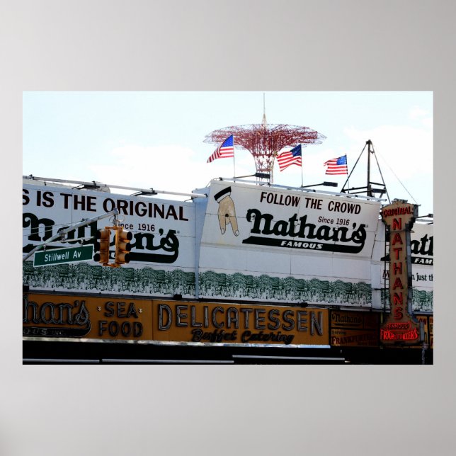 Póster Coney Island, New York City Photo (Frente)