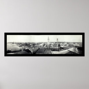 Póster Coney Island NY Photo 1910