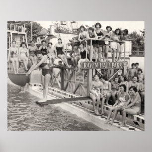 Póster Coney Island Pool-1824025.s.jpg