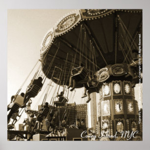 Póster Coney Island, Poster de NYC