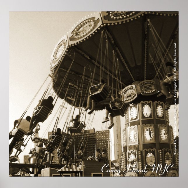 Póster Coney Island, Poster de NYC (Frente)