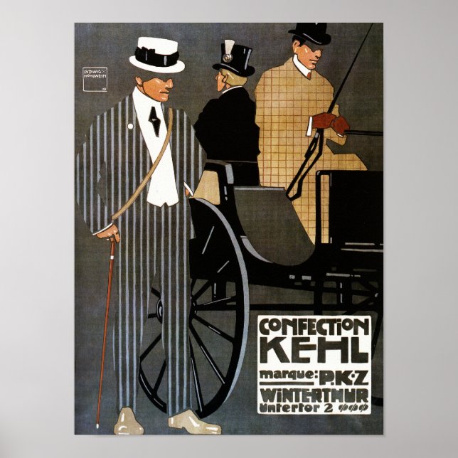 Póster Confection Kehl Gentlemen Clothing (Frente)