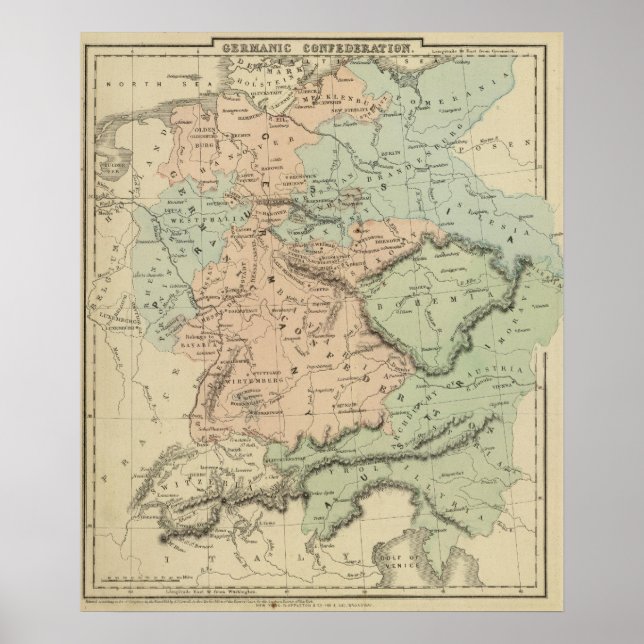 Póster Confederación Alemana (Frente)