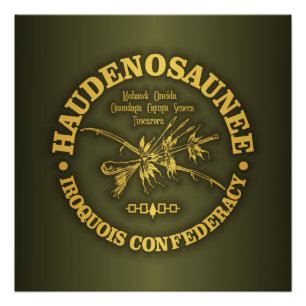 Póster Confederación Iroquesa (Haudenosaunee)