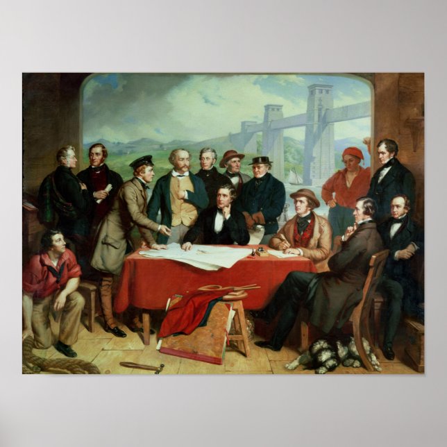 Póster Conference of Engineers at Britannia Bridge (Frente)