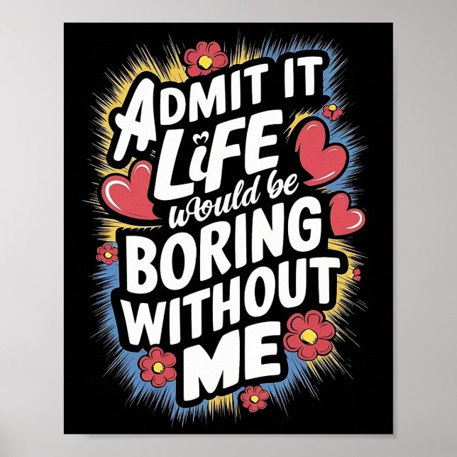 Póster Confeti de confianza (Frente)