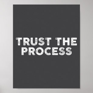 Póster Confía En El Proceso Srts Eslogan Motivacional