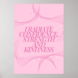 Póster Confianza, amabilidad, espiritual, inspiracional
