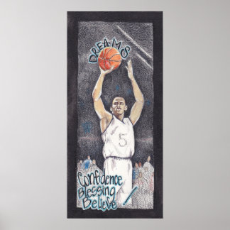 Póster ¡Confianza, bendiciones de sueños!