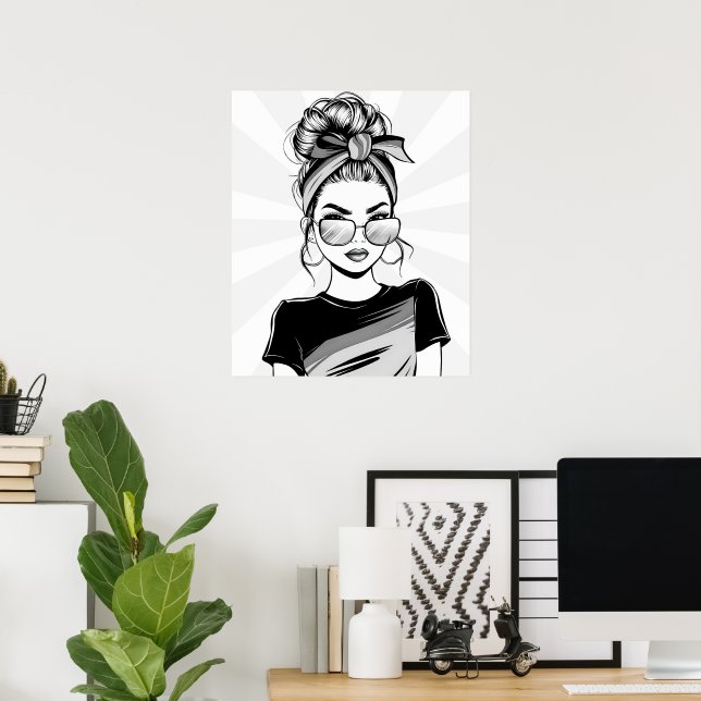 Póster Confianza Genial (Oficina en casa)