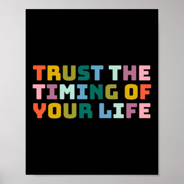 Póster Confiar En El Momento De Su Vida (Frente)