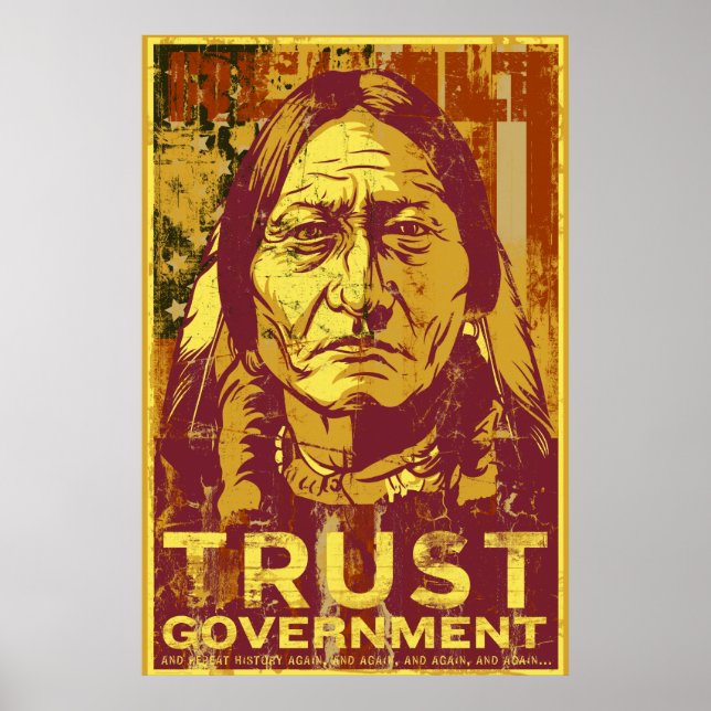 Póster Confiar en el Poster del Gobierno (Frente)