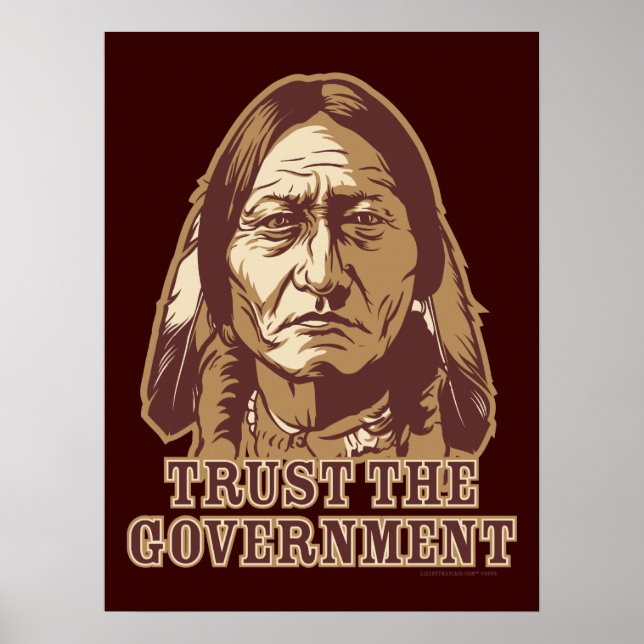 Póster Confiar en el Poster del Gobierno (Frente)