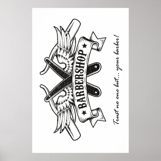 Póster Confiar en nadie más que en el poster (Frente)