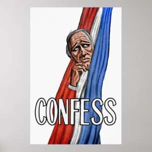 Póster Confiese el ICS