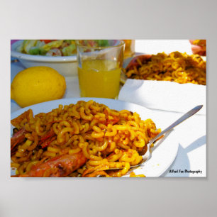 Póster Configuración de la cocina española