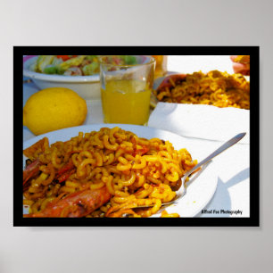 Póster Configuración de la cocina española