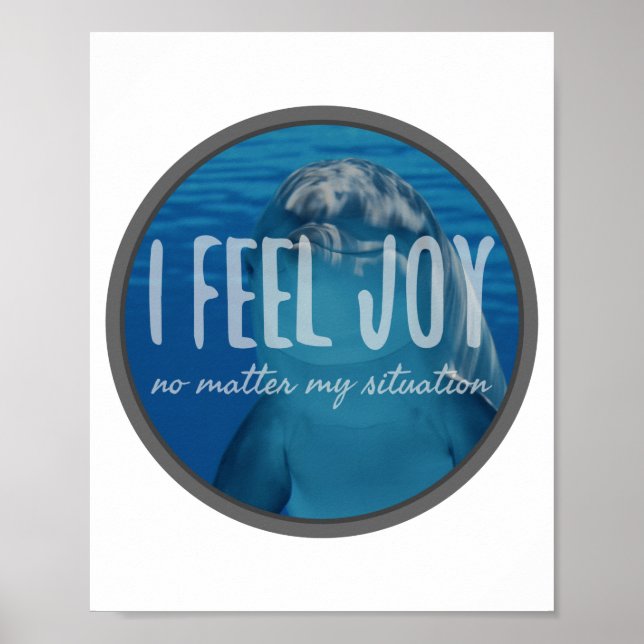 Póster confirmación positiva aceptación de vida (Frente)