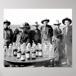 Póster CONFISCACIÓN DE LA PROHIBICIÓN - TEXAS c. 1928