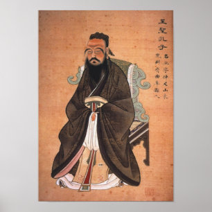 Póster Confucio