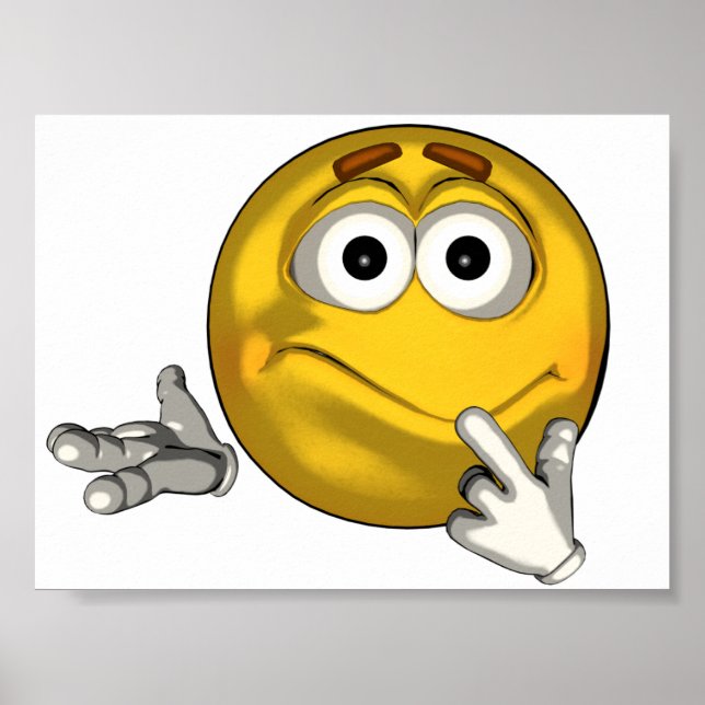 Póster Confundido - diente (Frente)