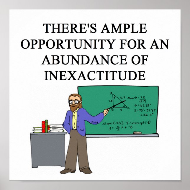 Póster Confusión de MATH (Frente)