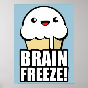 Póster Congelación cerebral