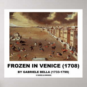 Póster Congelado en Venecia (1708) por Gabriele Bella