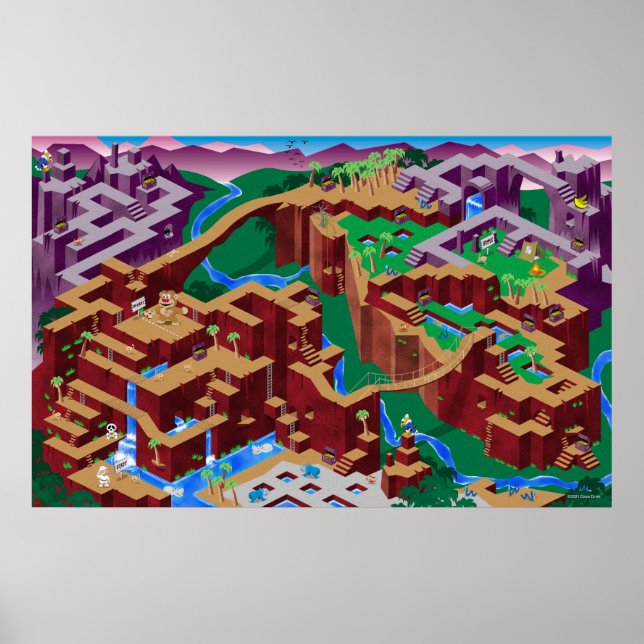 Póster Congo Maze (Frente)