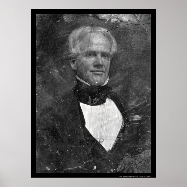 Póster Congresista Horace Mann Daguerreotype 1846 (Frente)